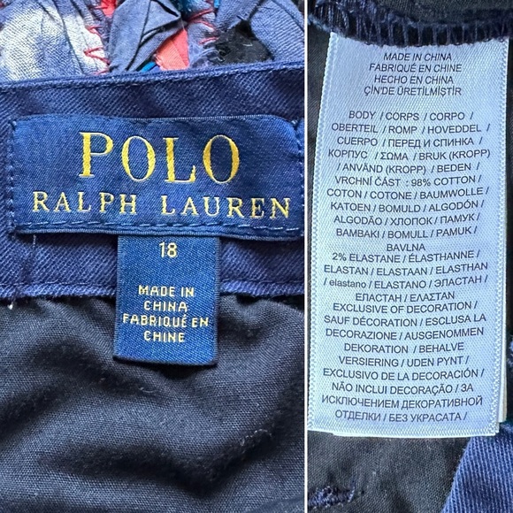 Polo by Ralph Lauren Blue Casual Bottoms Straight-Leg - Picture 11 of 11